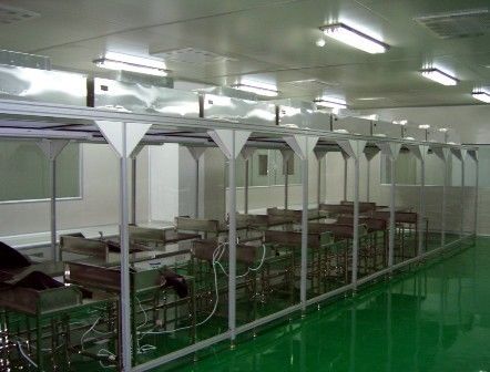 Stainless Steel Hospital / Laboratory Laminar Flow Booth